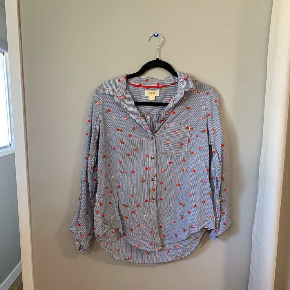 Anthropologie Maeve button down